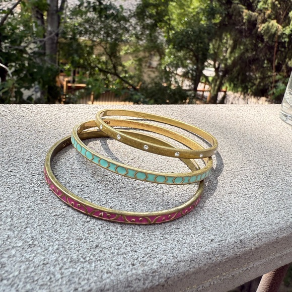 Silpada KR bangle bracelets- set of 3 - Picture 2 of 4